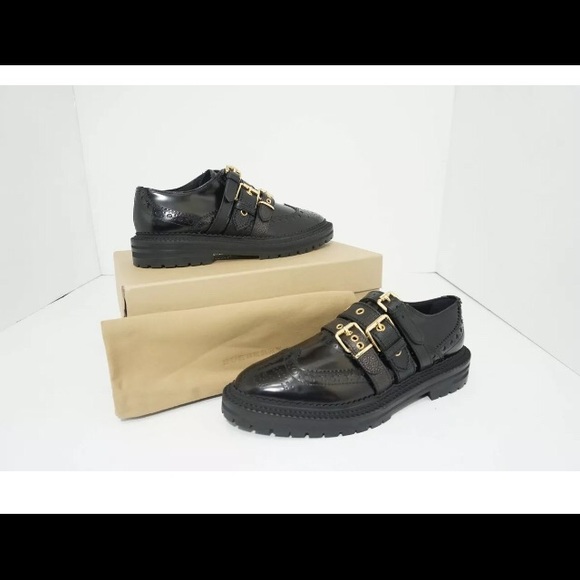 burberry loafers black